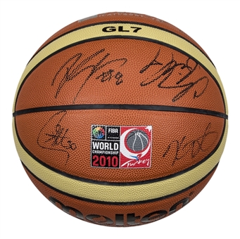 2010 FIBA Team USA Team Signed Basketball With 11 Signatures (JSA & Letter of Provenance) 